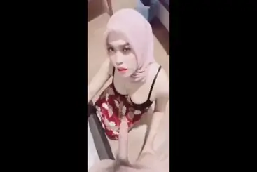 Jilbab Manis Coba Sedot Sekali Langsung Ketagihan Jago